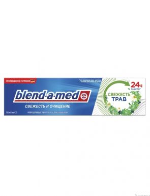 BLEND-A-MED паста зубная свежесть и очищение свежесть трав 100мл