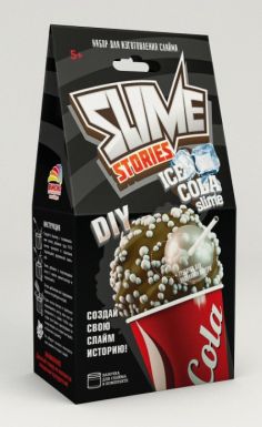 Набор игровой юный химик slime stories Ice cola 918