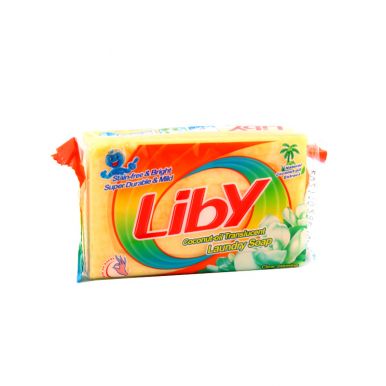 LIBY мыло хозяйственное прозрачное из кокосового масла 232г