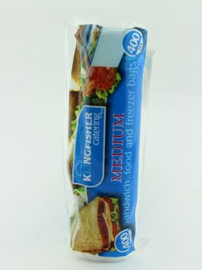 KINGFISHER Пакеты д/сэндвичей хранен и заморозки продуктов Medium 400шт/рулон