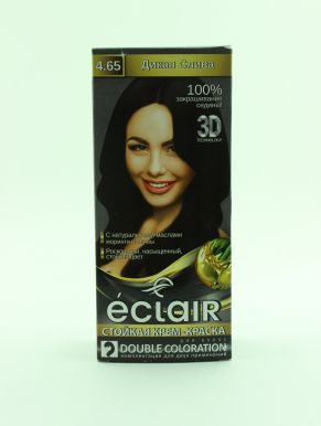 ЕCLAIR 3D крем-краска д/волос стойкая т.4.65 дикая слива