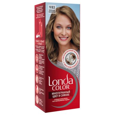 Londa Color стойкая крем-краска, тон для волос, тон 9/83 Пепельно-белокурый