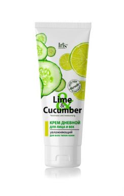 IRIS крем д/лица и век дневной увлажняющий д/всех типов кожи lime & cucumber 75мл