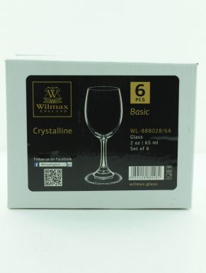 Wilmax набор рюмок для водки и ликера, 65 мл, 6 шт артикул: Wl-888028a