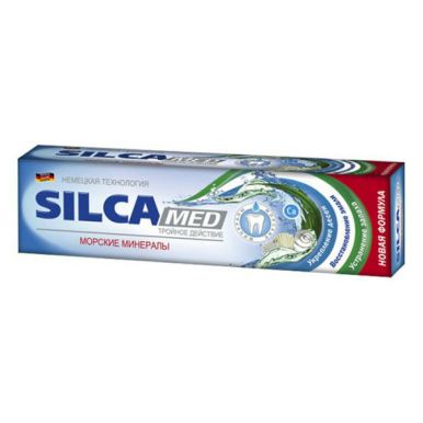 Silca Med зубная паста Морские минералы, 130 г