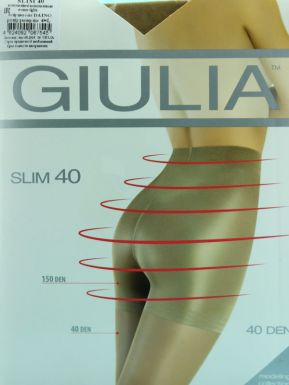 Колготки женские Giulia Slim 40 den, дайно 4/l