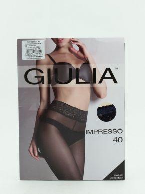 Колготки Giulia Impresso 40 den, размер: 4, nero