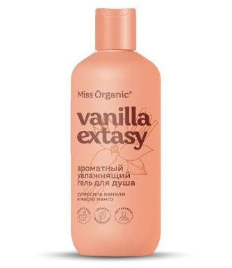 MISS ORGANIC гель д/душа ароматный увлажняющи vanilla ecstasy 290мл