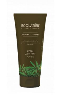 ECOLATIER Organic крем д/ног релакс cannabis 100мл