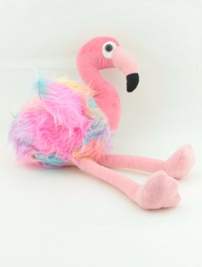 Игрушка мягкая Радужный фламинго, 26 см. (DT190762)
