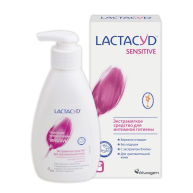 Лактацид Sensitive средство для интимной гигиены Для чувствительной кожи, 200 мл