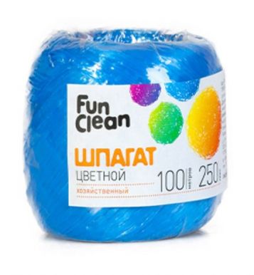 FUN CLEAN шпагат полипропиленовый 250 текс. 100м цветной