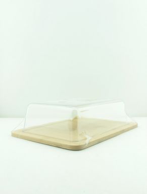 Доска для нарезания сыра, с крышкой, размер: 26x20x8 см, артикул: 784200530