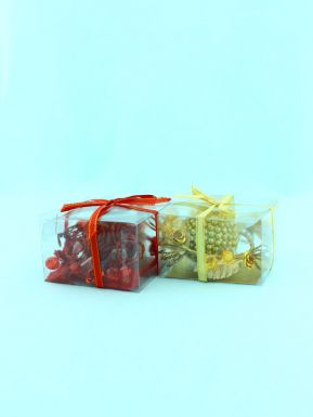 Свеча декоративная 5,5х8,5х8,5см, цвет: микс, подарочная упаковка, артикул: TIFE0140