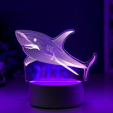 Светильник дизайн акула 9,5*15*14см 5074807