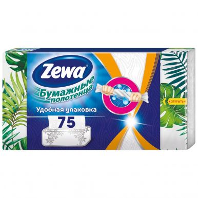 ZEWA полотенце кухонное WISCH & WEG Design в коробке, 75 шт