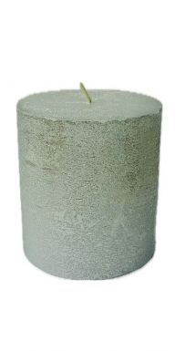 CALAVERA ALEGRE свеча столбик серебро 7,5см