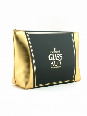 GLISS KUR Oil Nutritive Набор подарочный   в косметичке (шампунь и бальзам)