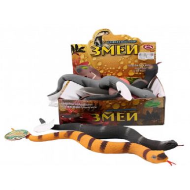 Игрушка змея резиновая ИК-5146