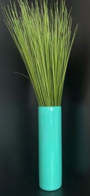 PASABAHCE ваза-цилиндр узкий цв.мята светлая 27см 7855/270/rt028