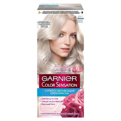 Garnier Color Sensation краска для волос, тон 911 Дымчатый ультра блонд