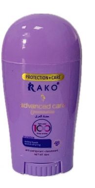 RAKO антиперспирант женский protection care 40мл стик HG00008/EL231103199/RK1120 (12)