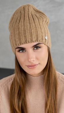 MIRA ADRIANA комплект женский шапка, шарф цв.коричневый 8.723725-3 МА.STS
