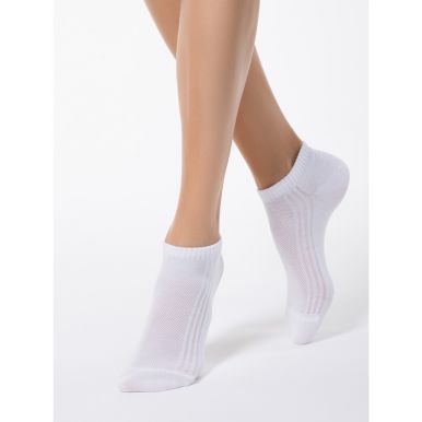 Conte носки женские хлопковые Ce Classic короткие 7с-34Сп, размер: 25, 016, белый