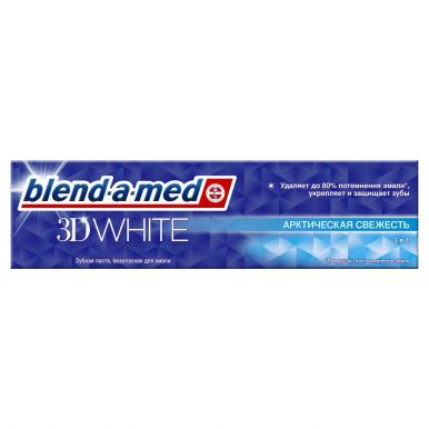Blend-a-med зубная паста 3d White Арктическая свежесть, 100 мл