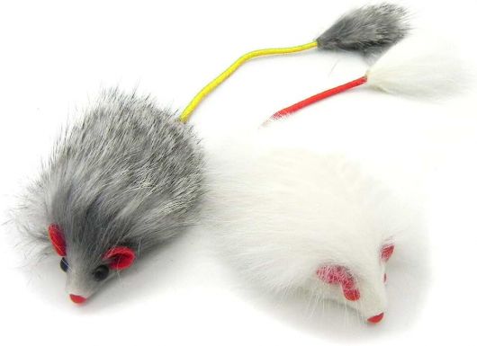 NUNBELL игрушка д/кошек мышка натуральный мех 10922-6123/269489