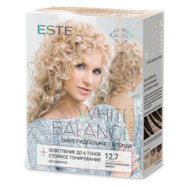 ESTEL WHITE BALANCE набор д/окрашивания волос т.12.7 завораживающий жемчуг