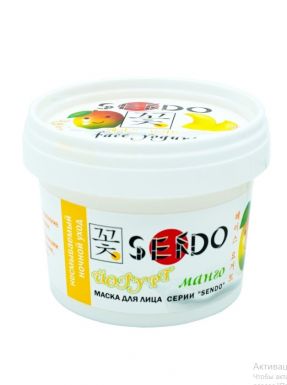 SENDO маска д/лица йогурт манго питание 100мл
