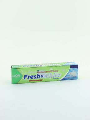 CJ LION "Фреш энд Вайт" Зубная паста  75гр "Fresh Cool Mint" мятная свежесть /144