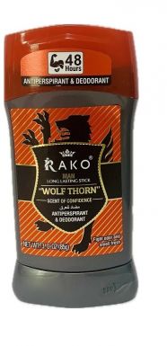 RAKO антиперспирант мужской wolf thorn стик 85мл стик HG00022/EL231103225/RK1146 (12)