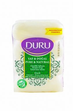 DURU PURE&NATURAL мыло туалетное классическое 4*85г /а19367