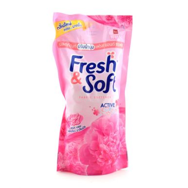 LION Essence Fresh & Soft Кондиционер для белья Pink Elegance (Lovely Kiss), 600 мл