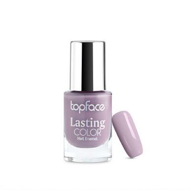 TopFace Лак для ногтей Lasting color, тон 19, серовато-пурпурный, 9 мл