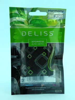 Deliss подвесное ароматическое саше для автомобиля Harmony(24)  NEW 2013