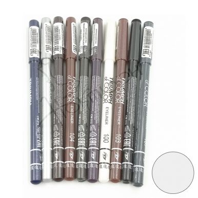 TF Карандаш для глаз TRIUMPH of COLOR eyeliner, тон 102, серебряный