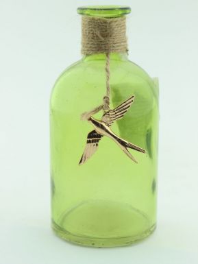 Ваза декорированная веревкой и подвеской в виде насекомых 6,4*13,4см NB3301940