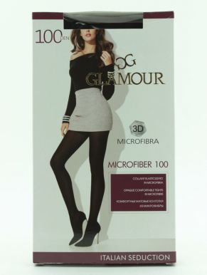 Glamour Колготки женские Microfiber  100 nero, 4