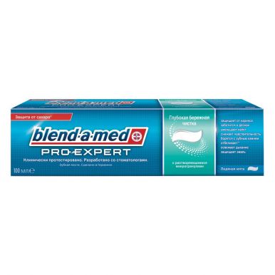 Blend-a-med зубная паста Pro-expert Глубокая бережная чистка Ледяная мята, 100 мл