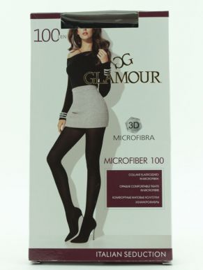 Glamour Колготки женские Microfiber  100 nero, 3