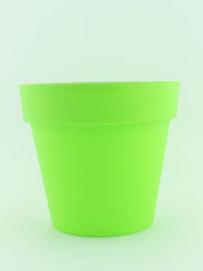 Кашпо ПОРТО зеленый, пластик, d=20 см, h=18 см, 3,4 л, артикул: 987-2
