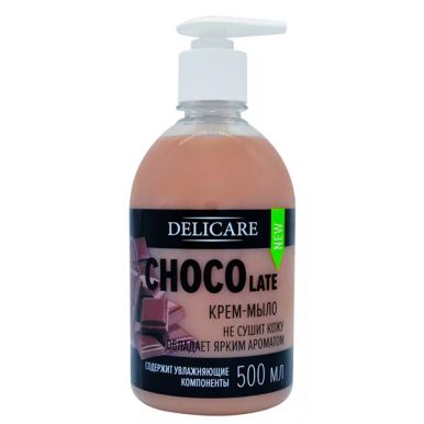 Delicare мыло жидкое молочный шоколад, 500 мл