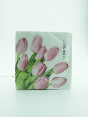 PAW салфетки столовые прекрасные тюльпаны 3сл. 33*33см 20шт TL703600
