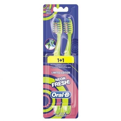 ORAL-B щетка зубная рroеxpert neonfresh 1+1 мягкая__