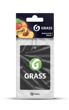 GRASS ароматизатор воздуха д/авто картон аромат персика