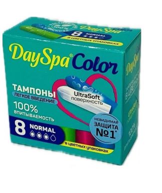 DAY SPA тампоны сolor тormal 8шт