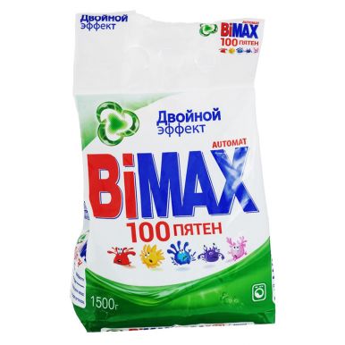 Bimax стиральный порошок Automat 100 Пятен, 1,5 кг